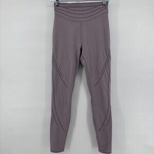 Lululemon Women's Fast And Free High Rise Tights Size 8 28" Inseam Mauve